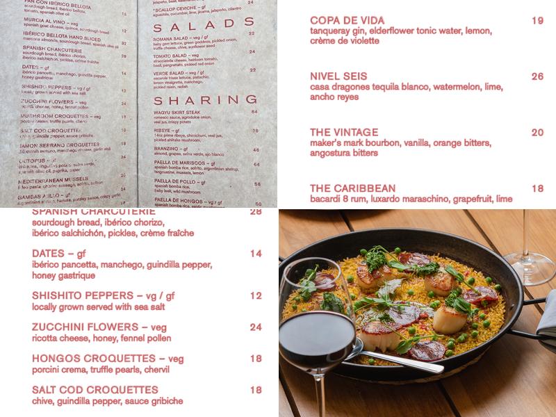 Level 6 Rooftop Menu