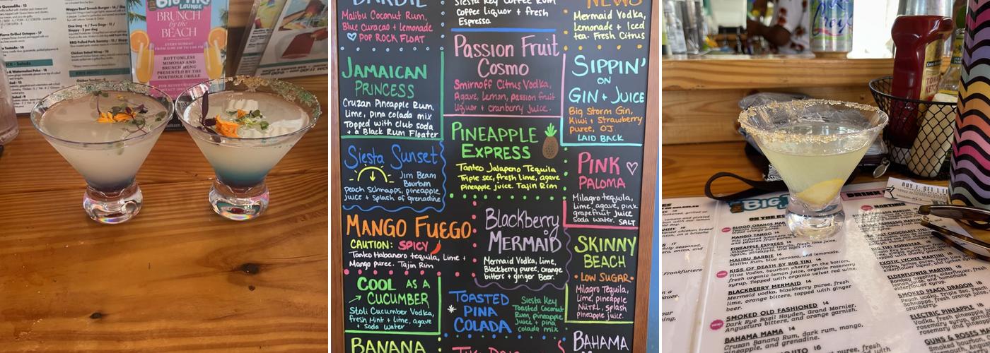 The Big Tiki Lounge Menu