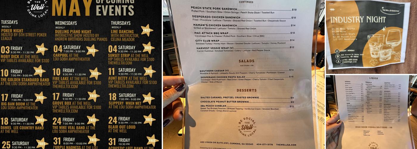 The Well Menu