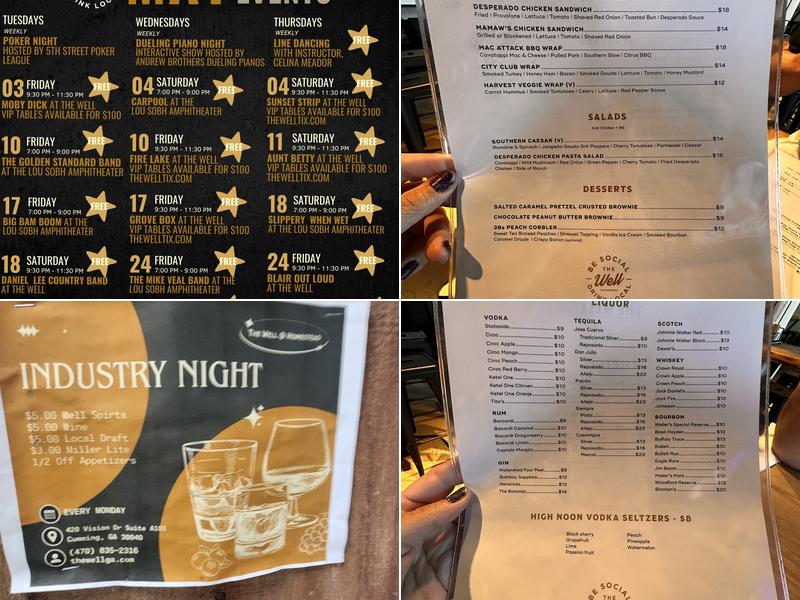 The Well Menu