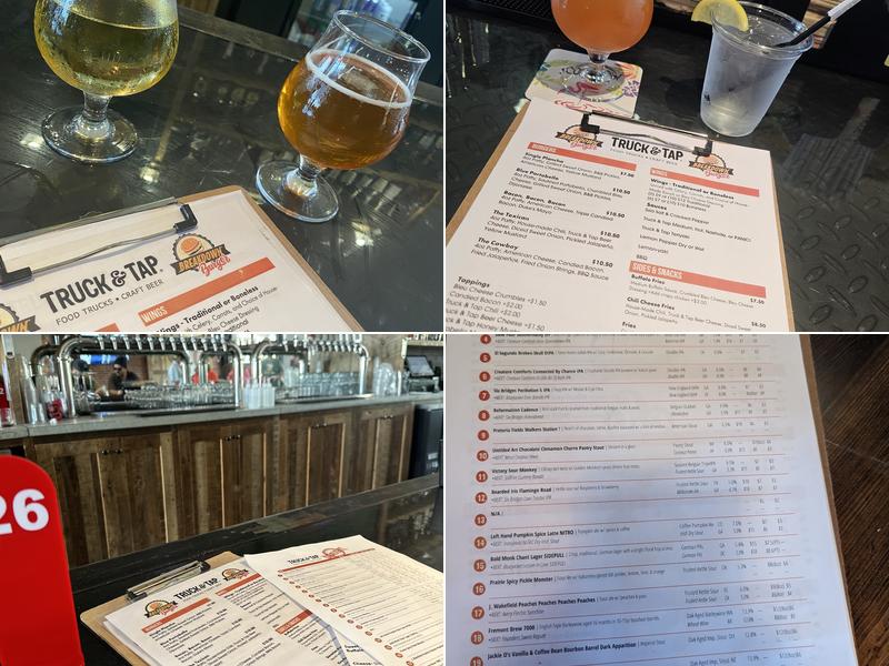 Truck & Tap Lawrenceville Menu