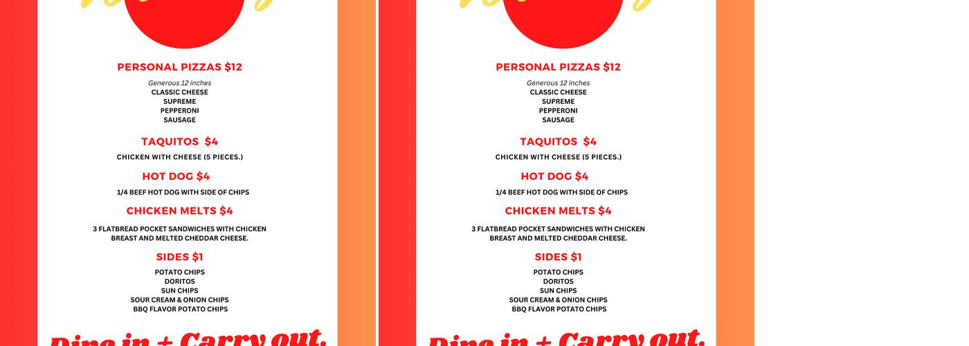 Winning Circle Menu