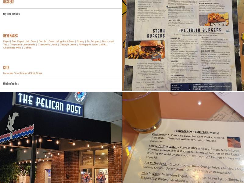 The Pelican Post Bar & Grille Menu