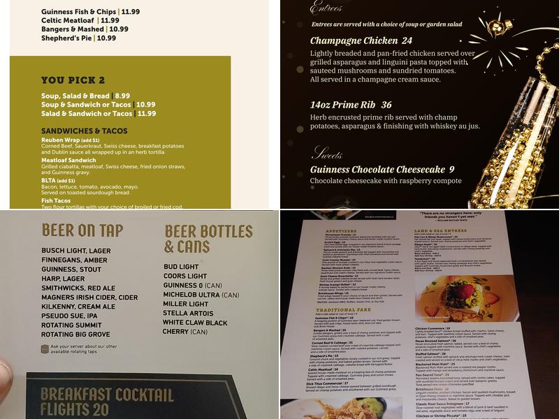 Olde Brick House Menu