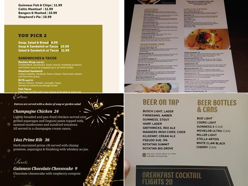 Olde Brick House Menu