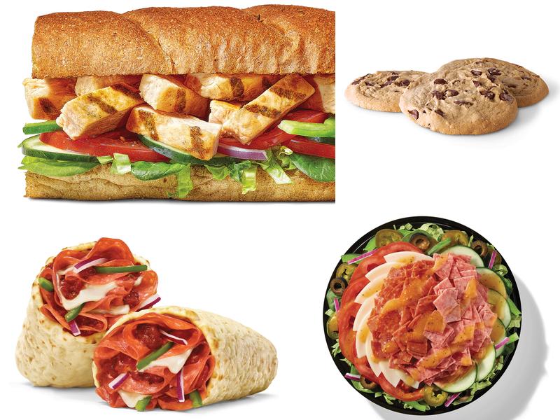 Subway Menu