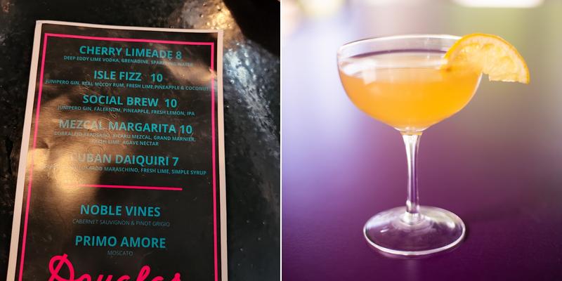 Douglas Social Menu
