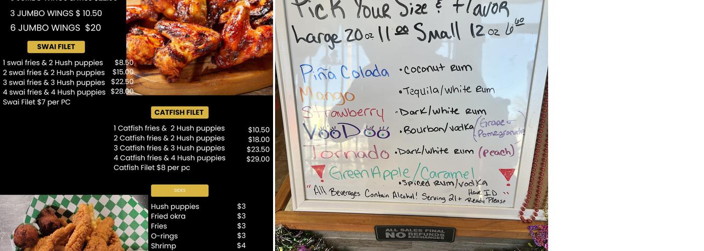 New Orleans Style Daiquiris & More Menu