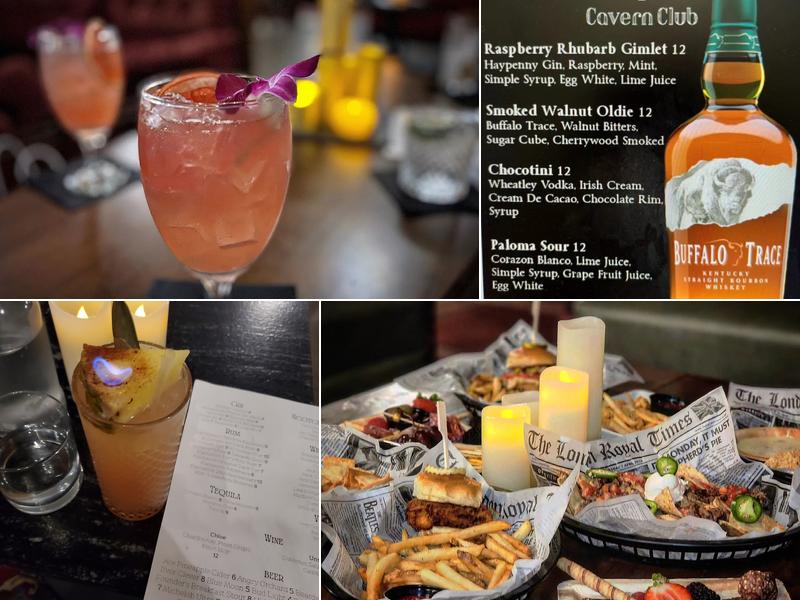 Cavern Club Menu