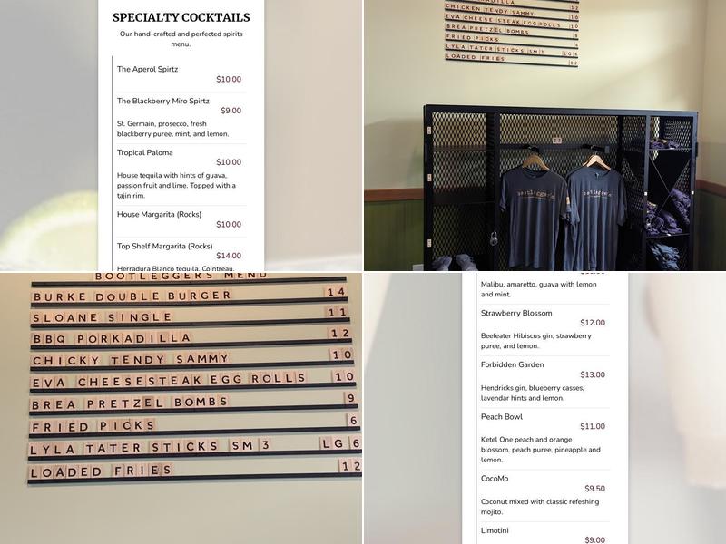 Covington Beer Garden Menu