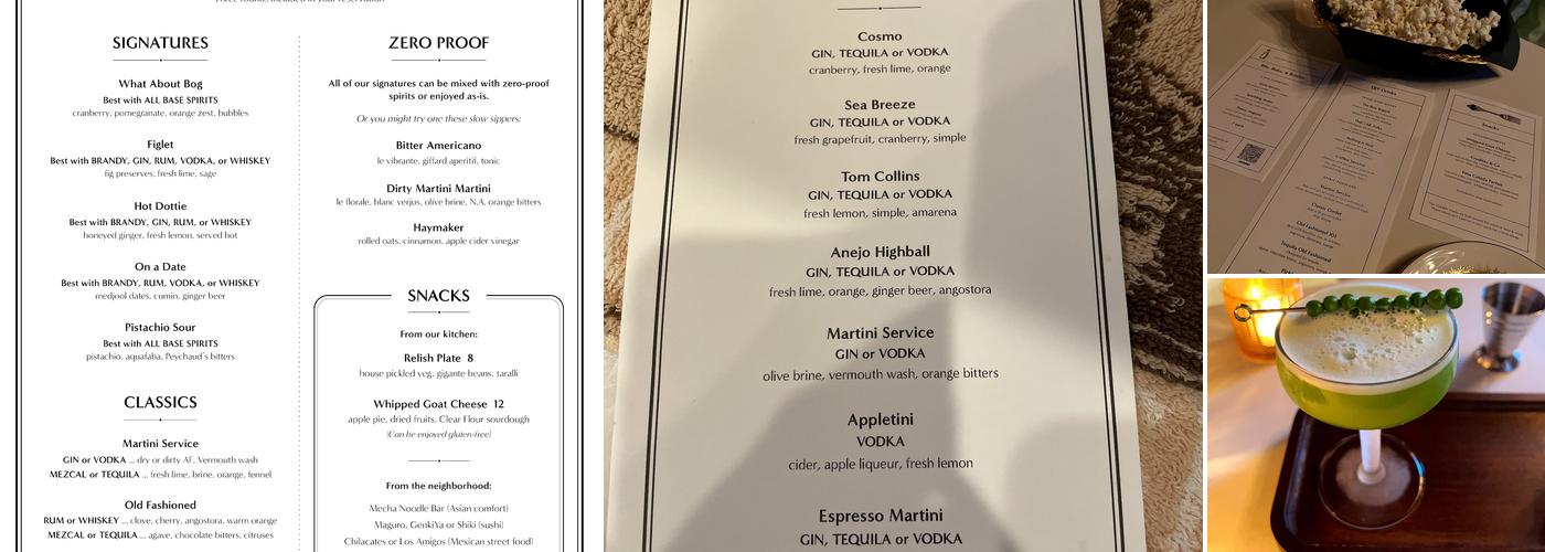 Barlette Menu