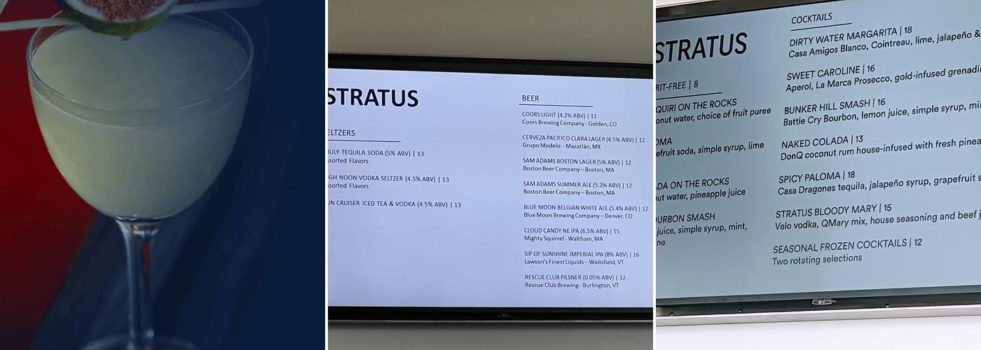 Stratus Menu