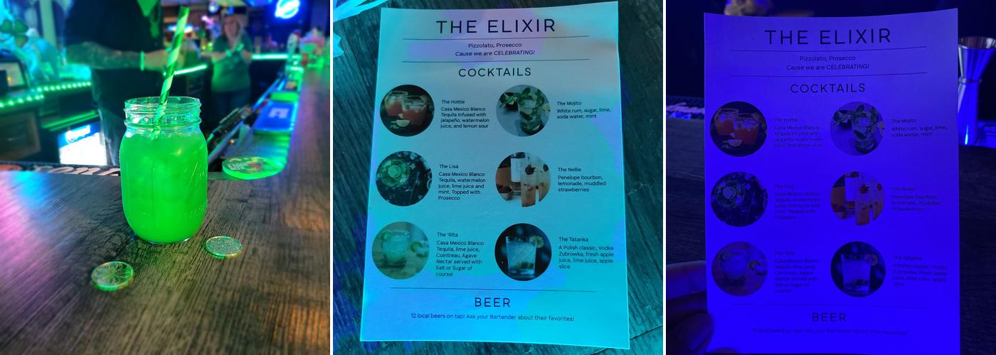The Elixir Chic Menu