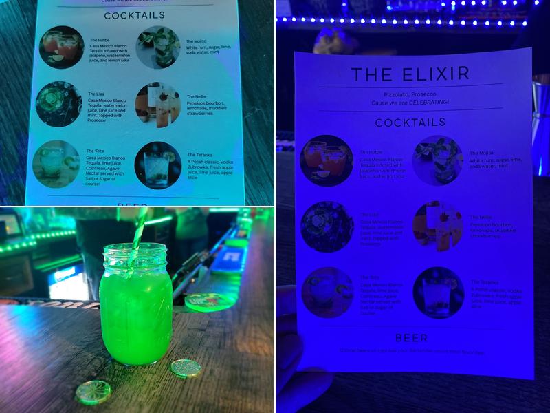 The Elixir Chic Menu