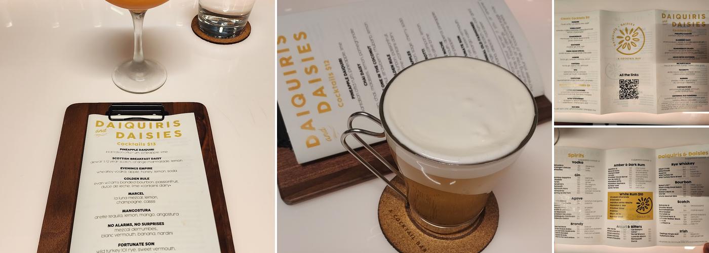 Daiquiris & Daisies Menu