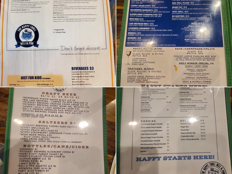 Happy Troll Deli & Pub Menu