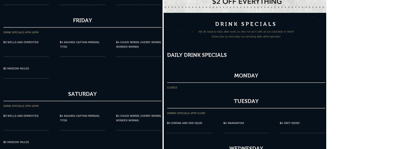 District 64 Menu