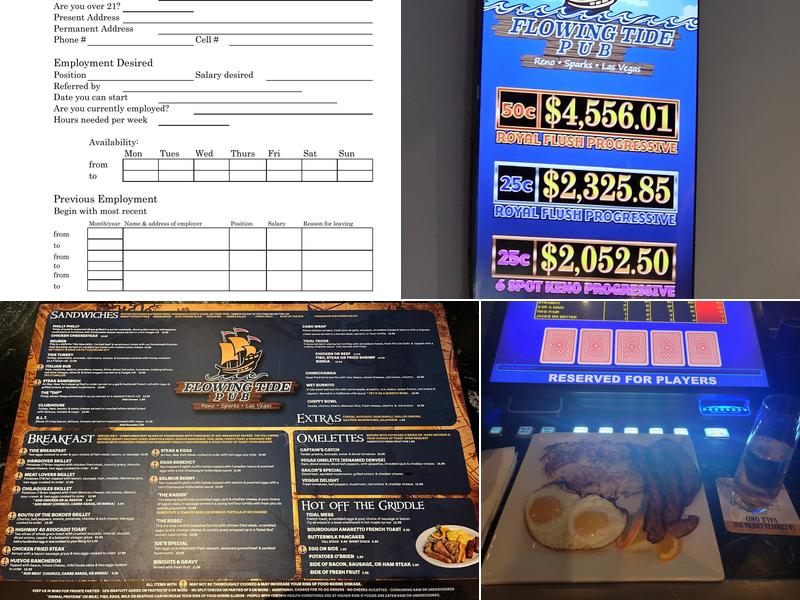 Flowing Tide Pub 9 Menu