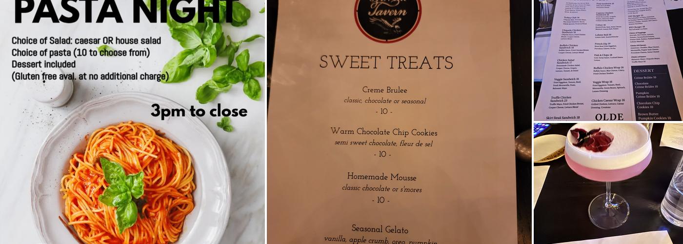 Olde Silver Tavern Menu