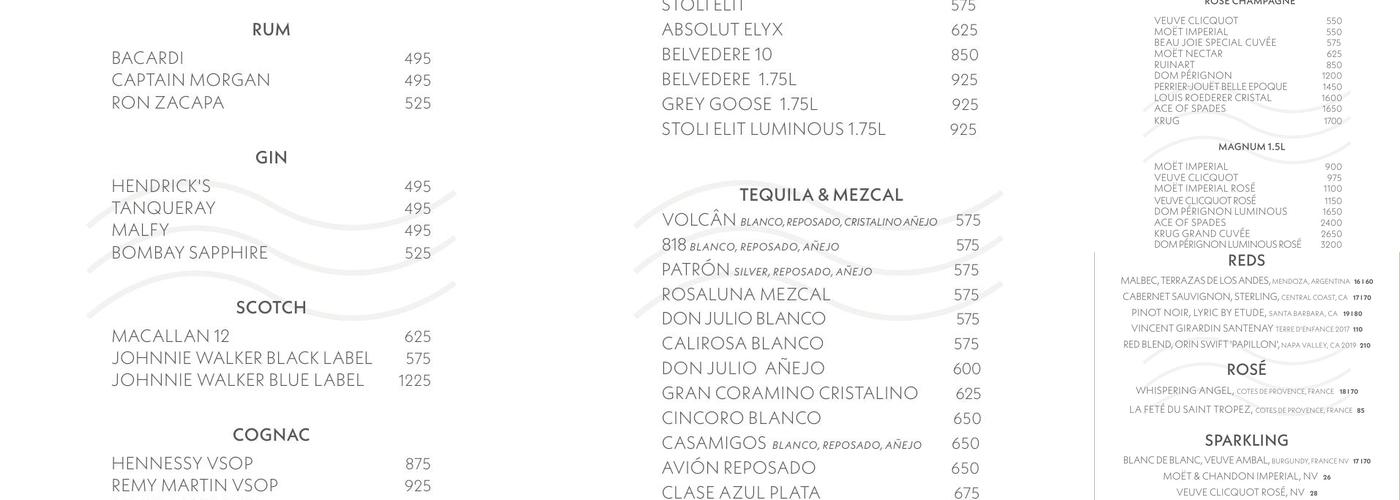 The Highlight Room Menu