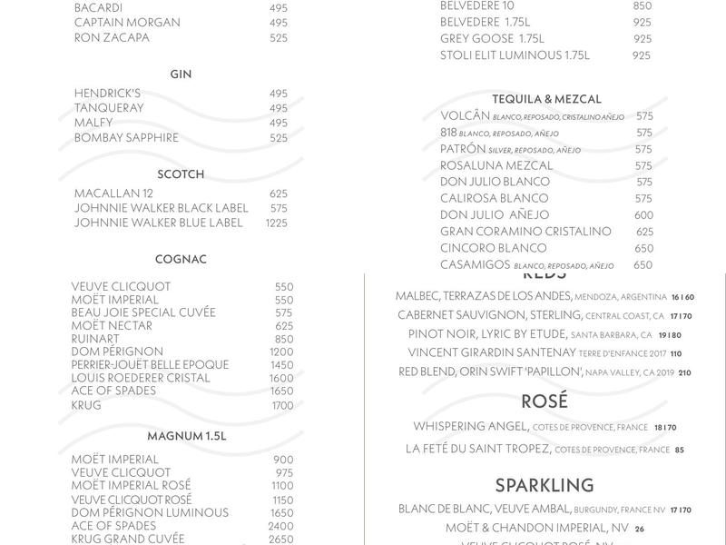 The Highlight Room Menu