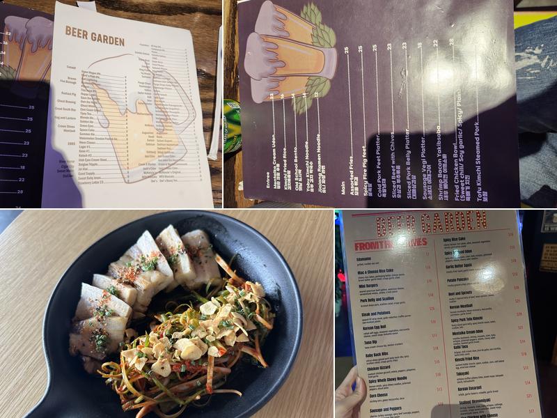 NY Beer Garden Menu