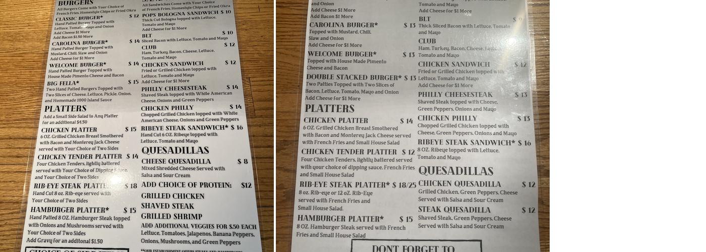 Goodfellas on 2nd Menu