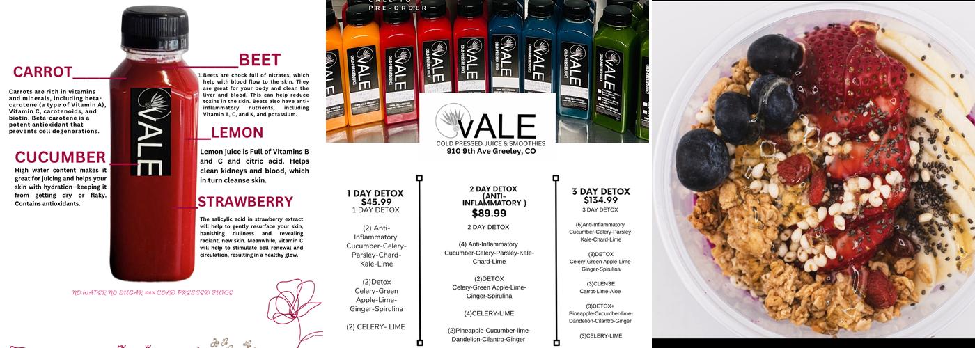 Vale Menu