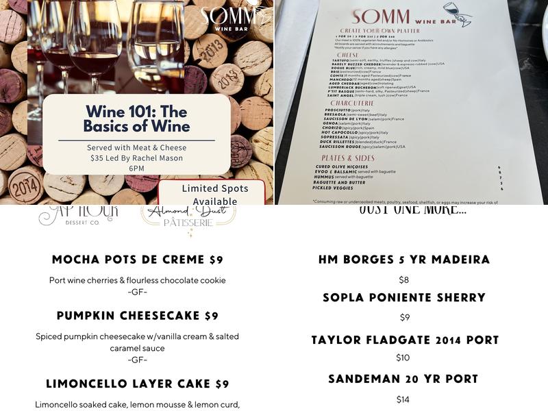Somm Wine Bar Menu