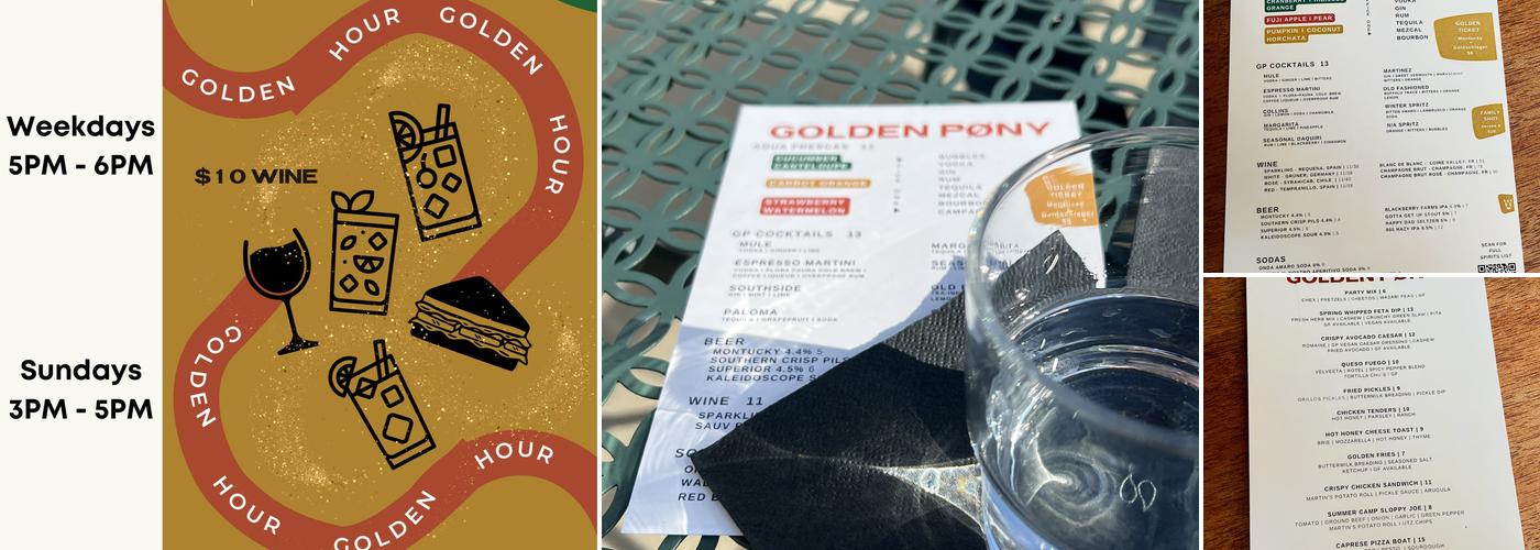 Golden Pony Menu