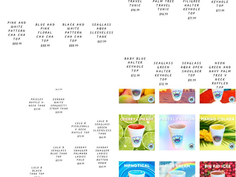 Dockside Daiquiris To Go & Boutique Menu