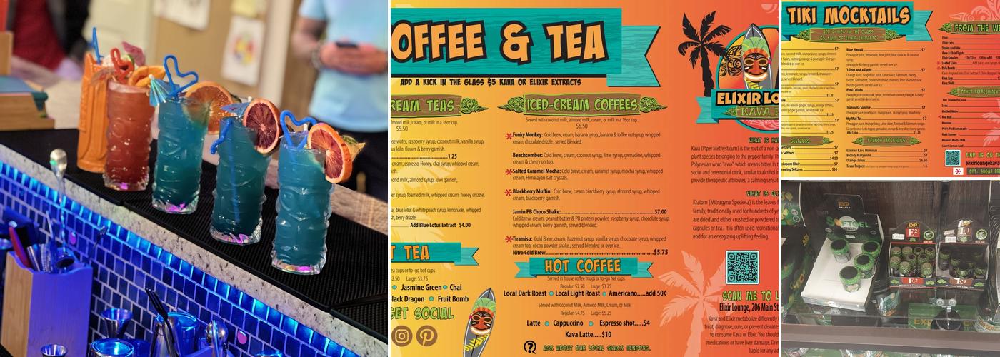 Elixir Lounge Menu