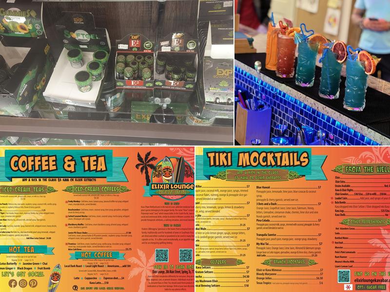 Elixir Lounge Menu