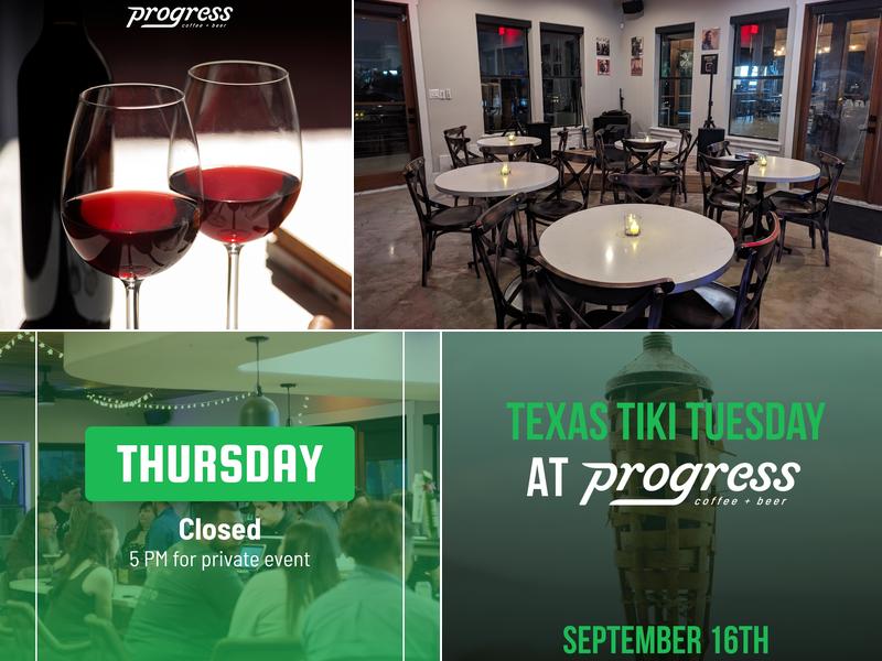 Progress Coffee + Beer