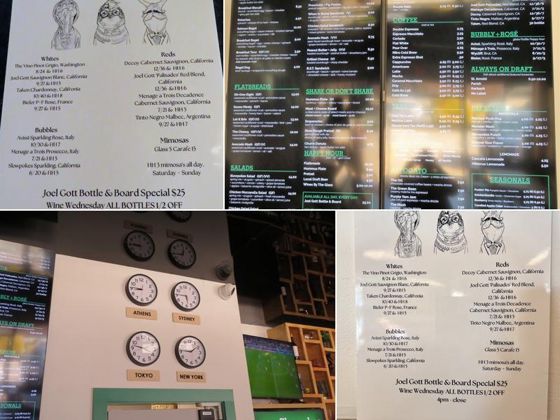 Slowpokes Menu