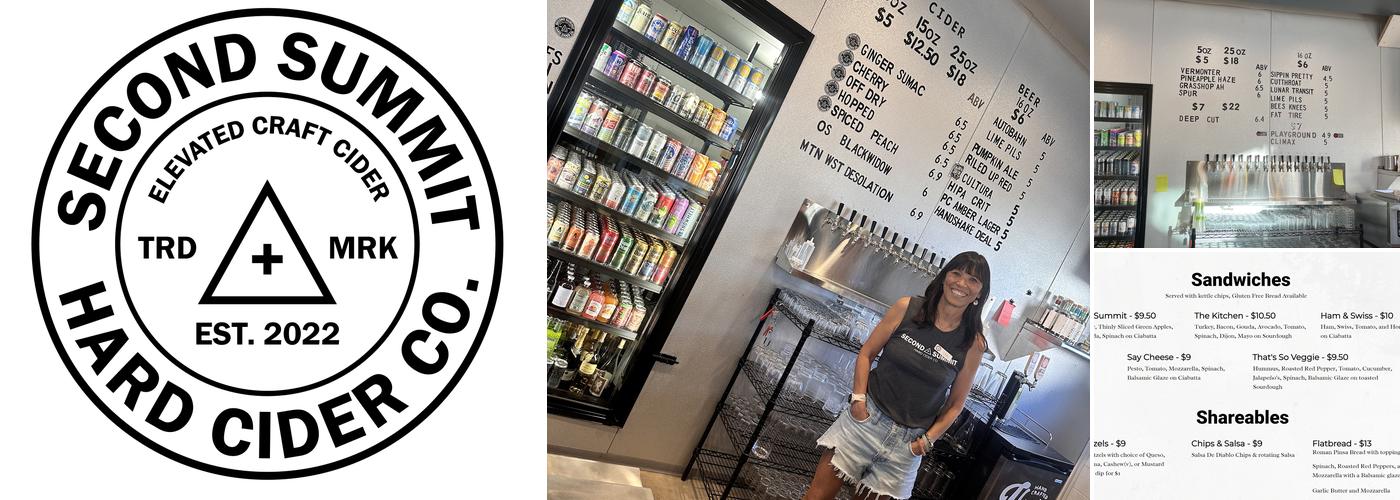Second Summit Hard Cider Co. Menu