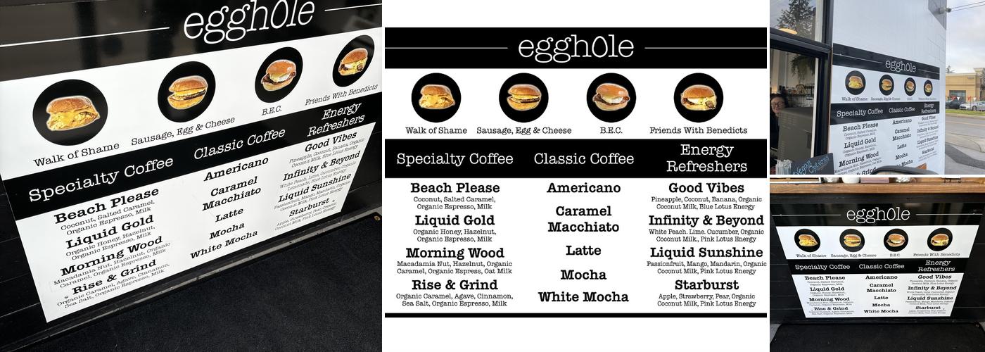 egghole Menu