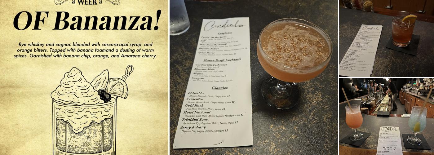 Cordial Menu