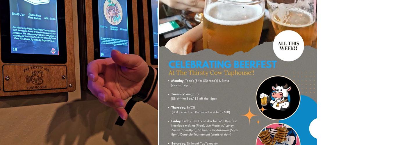 The Thirsty Cow Taphouse Menu