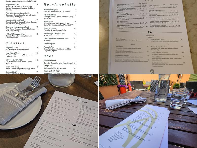 Arbour on Whyte Menu