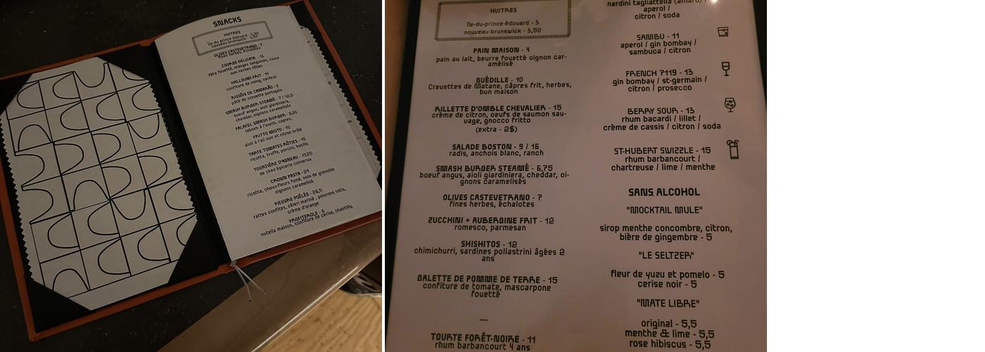Le Système Menu