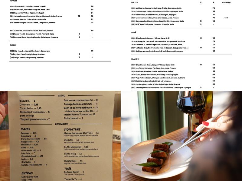 SUPERNAT Menu