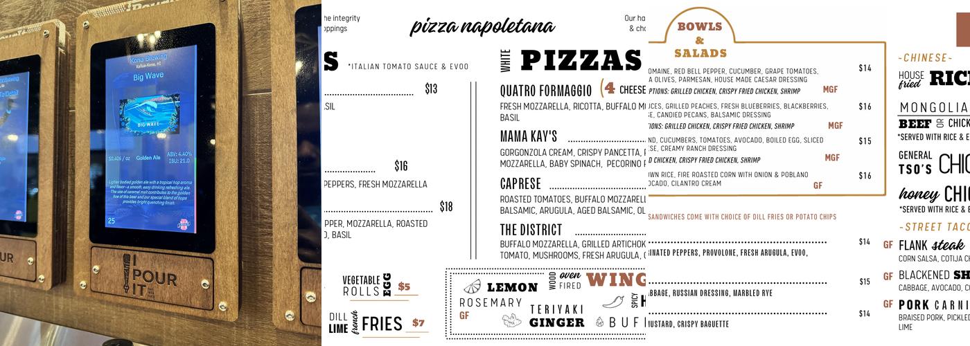 The Mix Market Menu