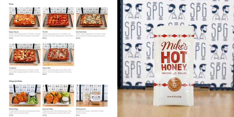 Square Pie Guys at Local Kitchens Menu