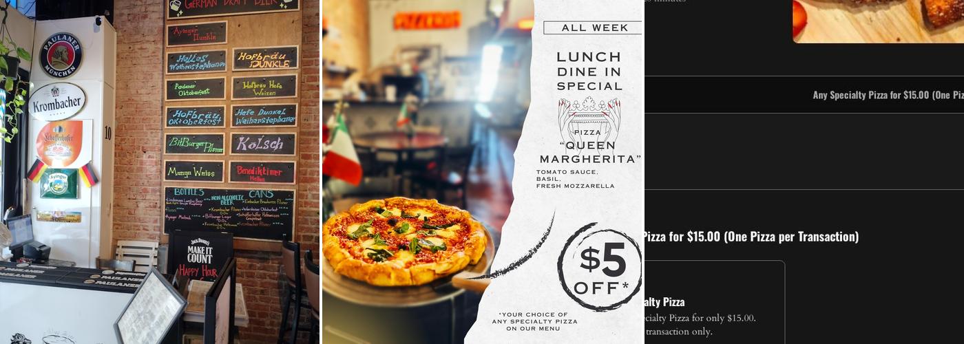 Dieci Pensacola Menu