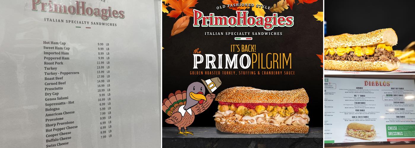 PrimoHoagies Menu