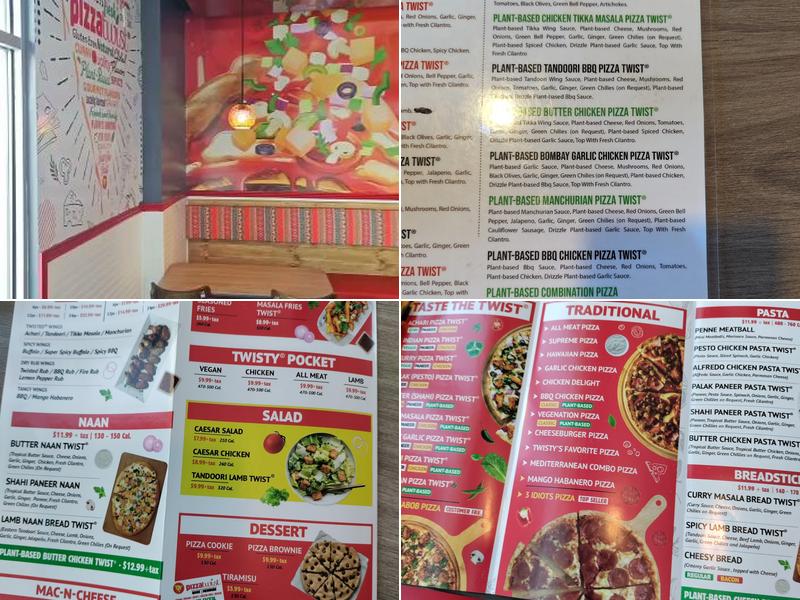 Pizza Twist Menu
