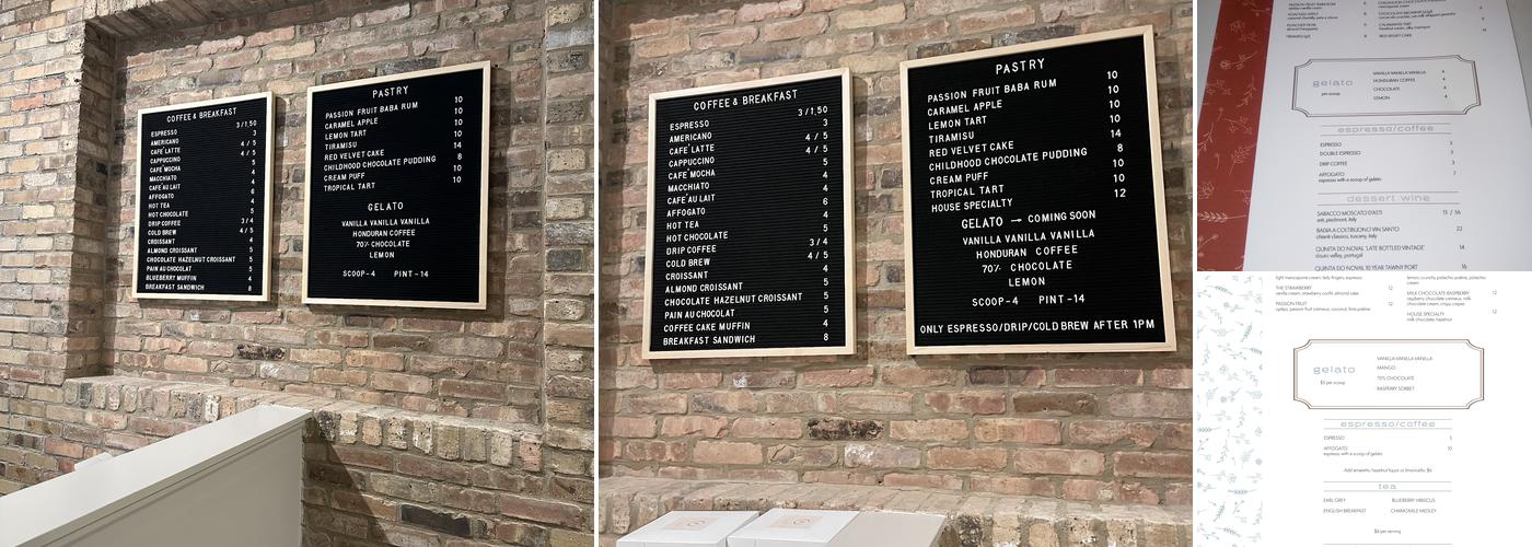 Pistores Menu