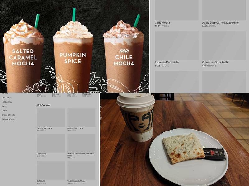 Starbucks Menu