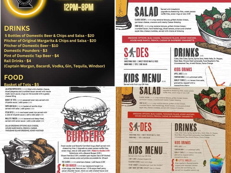 218 Venture Bar and Eatery LLC Menu